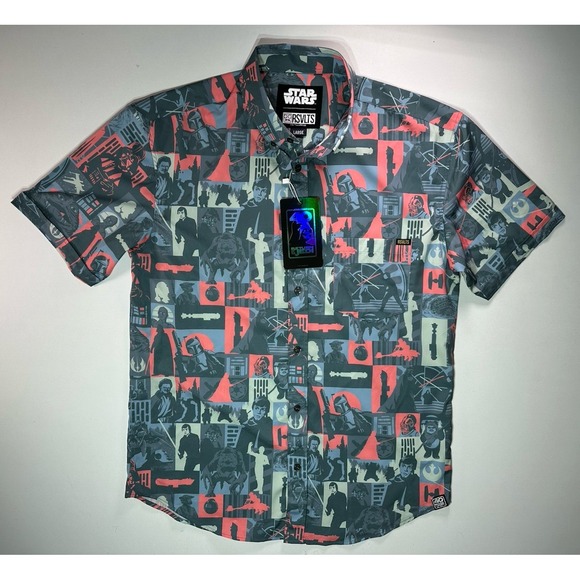 RSVLTS Other - RSVLTS Star Wars May The 4th ''Trilogy's End'' Button Down Shirt Large Kunuflex‎
